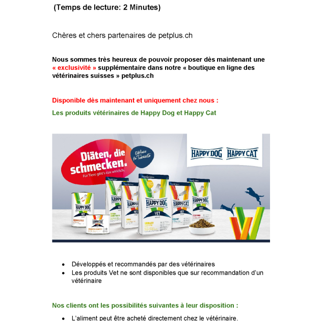 Exemple de newsletter