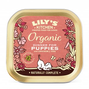 Lily's Kitchen Puppy Organic Dinner Huhn Schalen