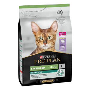 Pro Plan - RENAL PLUS Sterilised Cat Adult Truthahn