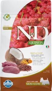 Farmina - N&D Quinoa Canine Adult Skin&Coat Mini Hirsch & Kokosnuss