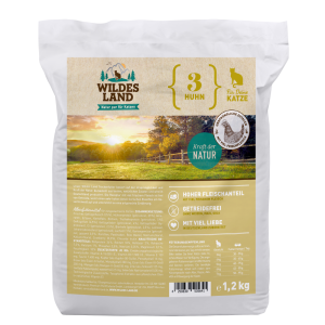 Wildes Land - Feline Adult Huhn mit Gartengemüse