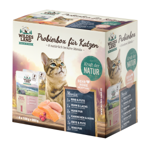 Wildes Land - Feline Adult 8er Probierbox Beutel