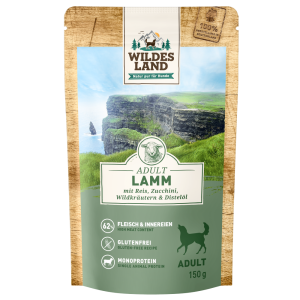 Wildes Land - Canine Adult Lamm mit Reis & Zucchini Beutel