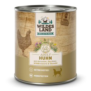 Wildes Land - Canine Adult Huhn mit Karotten und Zucchini Dose