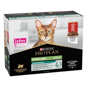 Pro Plan - MAINTENANCE Sterilised Cat Adult Rind Beutel