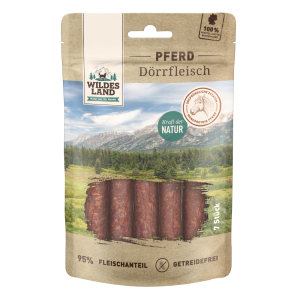 Wildes Land - Canine Snack Dörrfleisch Pferd