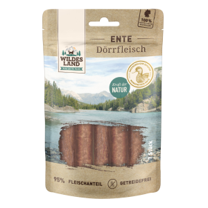 Wildes Land - Canine Snack Dörrfleisch Enten