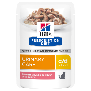 Prescription Diet - Feline c/d Multicare Urinary Care Lachs Beutel
