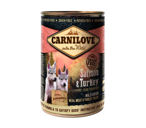 Carnilove Puppy Saumon & Dinde Boîte