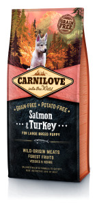 Carnilove Puppy Large Breed Saumon & Dinde