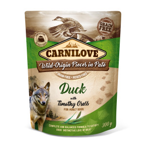 Carnilove Dog Adult Canard à l'herbe de fléole Sachet