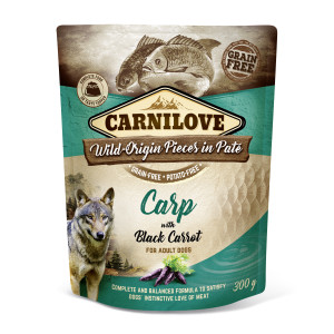 Carnilove Dog Adult Carpe aux carottes noires Sachet