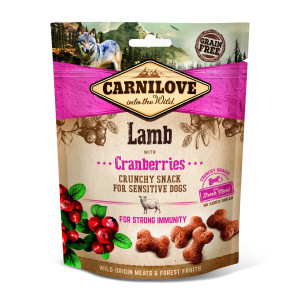 Carnilove Dog Adult Crunchy Snack Lamm mit Cranberries