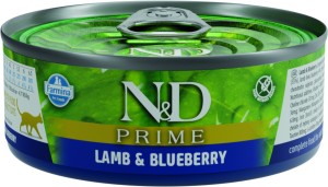 Farmina - N&D Prime Feline Adult Lamm & Heidelbeerel Dose