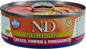 Farmina - N&D Pumpkin Feline Adult Huhn, Kürbis & Granatapfel Dosen