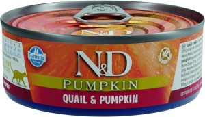 Farmina - N&D Pumpkin Feline Adult Wachtel & Kürbis Dosen