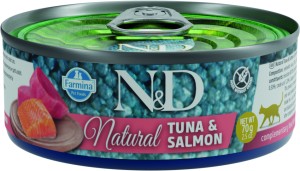 Farmina - N&D Natural Feline Adult Thunfisch & Lachs Dose