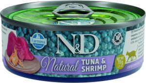 Farmina - N&D Natural Feline Adult Thunfisch & Garnelen Dose