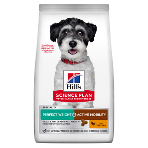 Science Plan - Canine Adult Perfect Weight + Active Mobility Small & Mini Huhn