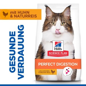 Science Plan - Feline Adult Perfect Digestion Huhn & brauner Reis