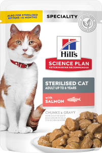 Science Plan - Feline Adult Sterilised Lachs Beutel