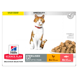 Science Plan - Feline Adult Sterilised Multipack (Fisch & Huhn) Beutel
