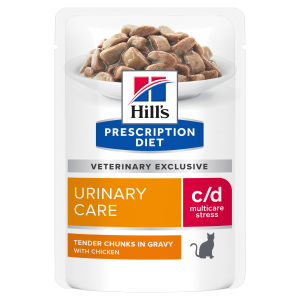 Prescription Diet - Feline c/d Multicare Stress Urinary Care Huhn Beutel