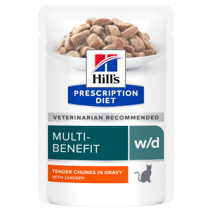 Prescription Diet - Feline w/d Multi-Benefit Huhn Beutel