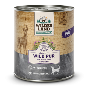 Wildes Land - Canine Adult PUR Wild mit Distelöl Dose