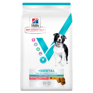 Vet Essentials - Multi-Benefit + Dental - Canine Adult 1+ Medium & Large Breed Huhn