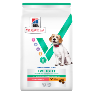 Vet Essentials - Multi-Benefit + Weight - Canine Adult 1+ Medium Huhn