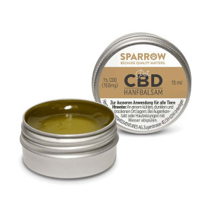 Sparrow - Pet Hanfbalsam mit 1% CBD