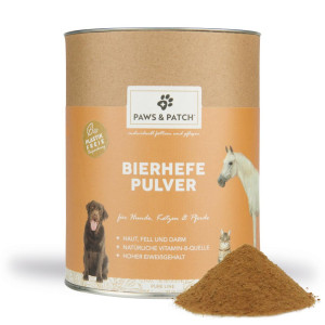 Bierhefe Pulver für Hunde, Katzen und Pferde