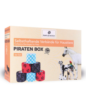 Selbsthaftende Verbände PIRATEN BOX 6er-Set
