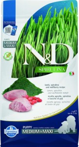 Farmina - N&D Spirulina Puppy Medium/Maxi Lamm & Wolfsbeere