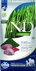 Farmina - N&D Spirulina Canine Adult Medium/Maxi Lamm & Wolfsbeere