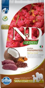 Farmina - N&D Quinoa Canine Adult Skin&Coat Medium/Maxi Hirsch & Kokosnuss