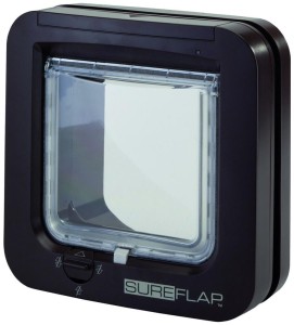 SureFlap Mikrochip Katzenklappe braun 142mm x 120mm