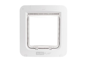 SureFlap Connect Mikrochip Haustierklappe weiss, 178mm x 170mm
