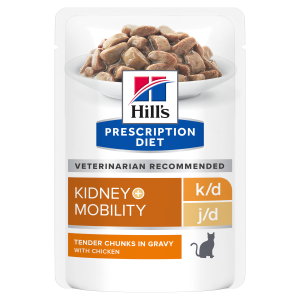 Prescription Diet - Feline k/d + Mobility Huhn Beutel