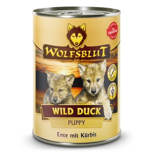 Wolfsblut - Wild Duck Puppy Ente mit Kürbis Dose