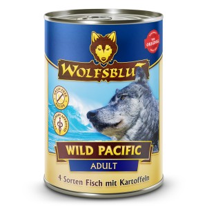 Wolfsblut - Wild Pacific Canine Adult 4 Sorten Fisch mit Kartoffeln Dose