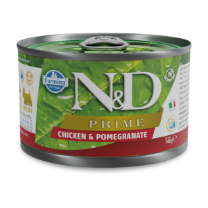Farmina - N&D Prime Canine Adult Mini Huhn & Granatapfel Dose