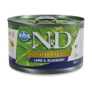 Farmina - N&D Prime Canine Adult Mini Lamm & Heidelbeere Dose