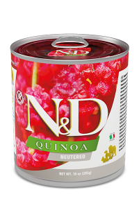 Farmina - N&D Quinoa Canine Adult Neutered Schwein Dose