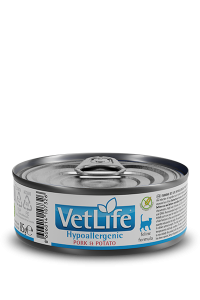 Farmina - Vet Life Feline Adult Hypoallergenic Schwein & Kartoffeln Dose