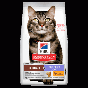 Science Plan - Feline Adult & Mature Adult Hairball & Perfect Coat Huhn