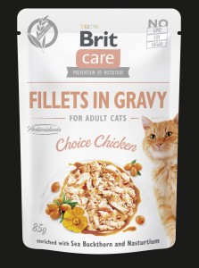 Brit Care Cat - Fillets in Gravy Choice Chicken
