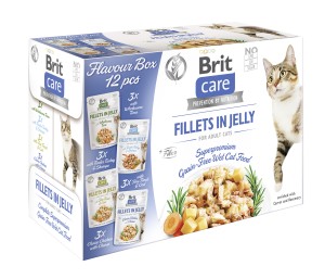 Brit Care Cat Flavour box - Fillets in Jelly