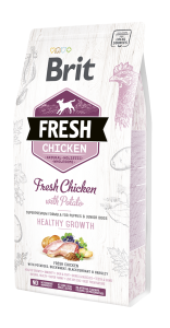 Brit Fresh Dog - Puppy & Junior - Chicken - Healthy Growth